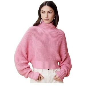 Banana Republic Women's Janie Cropped Sweater Pink Size M
